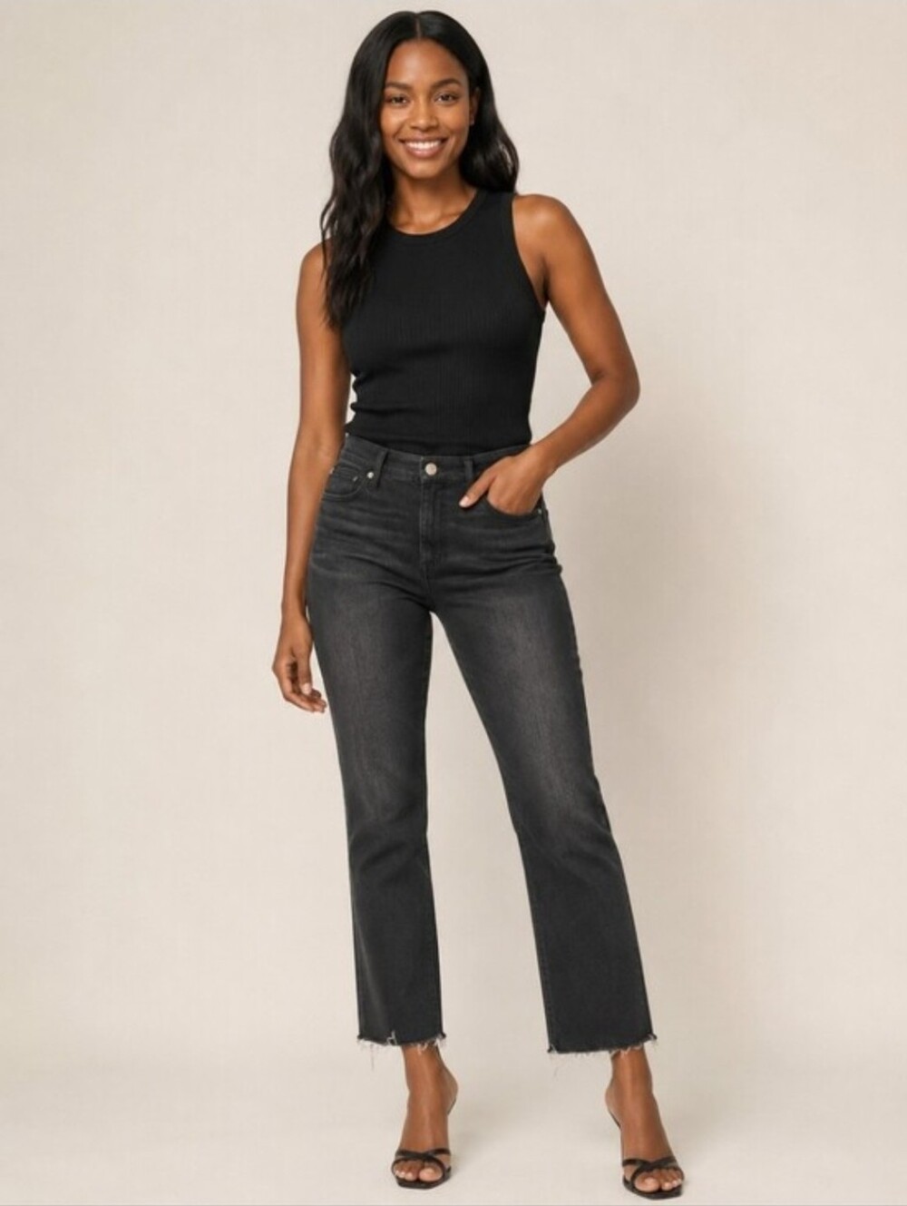 ❤️ NWOT! J CREW HIGH RISE DEMI BOOT CROP JEANS IN CHARCOAL WASH, 8L (29 LONG)